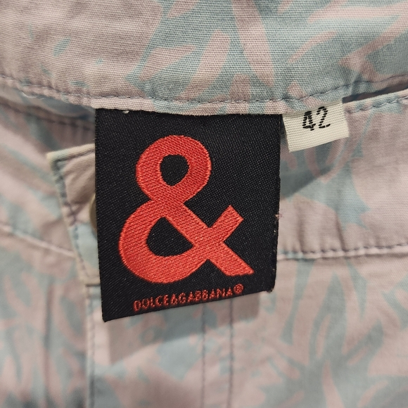 RARE DOLCE & GABBANA BLUE PURPLE PANTS SZ 42 MEDIUM TROPICAL VINTAGE LUXURY - Picture 6 of 7